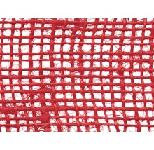 Close-up van rood juteweefsel
