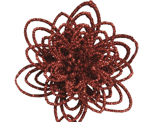 Decoratieve bloem met glitter