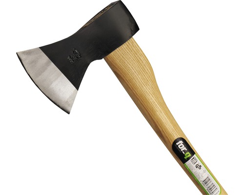 Bijl met houten handvat