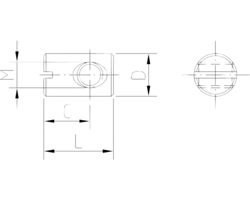 Technische tekening van een onderdeel met maatvoering