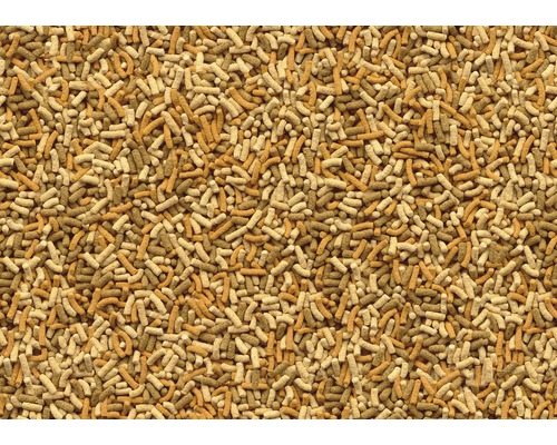 Close-up van visvoerpellets