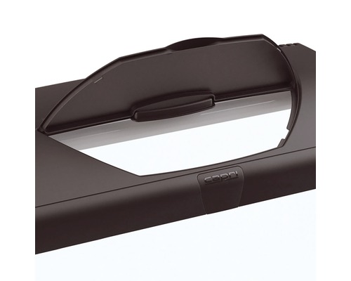 Aquariumafdekking met voederklep