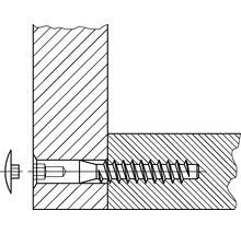 GESIPA Afdekkap 4x13 mm SW4 kunststof zwart, 100 stuks