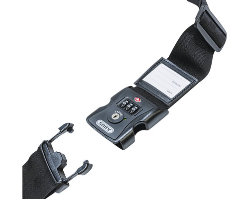 Bagageriem met cijferslot en adresveld