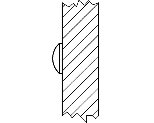 Afbeelding van een spreidingsklinknagel in een boring
