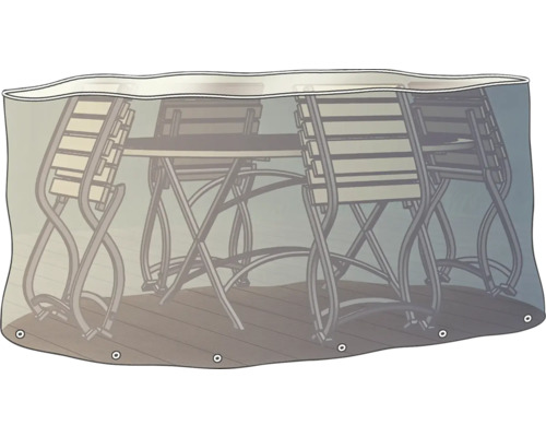 GARDEN PLACE Beschermhoes voor tuinset ovaal 230 cm GARDEN PLACE Beschermhoes voor tuinset ovaal 230 cm