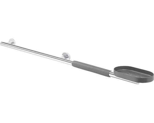 Douchehandgreep met zeepbakje voor wandmontage