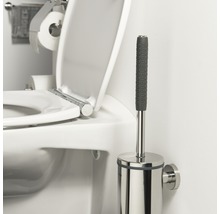 TIGER Toiletborstelset Comfort & Safety met verlengde steel wandmontage RVS glans