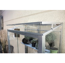 VITAVIA Muurkas Polis 350 Veiligheidsglas- fundering- 81x43 cm aluminium