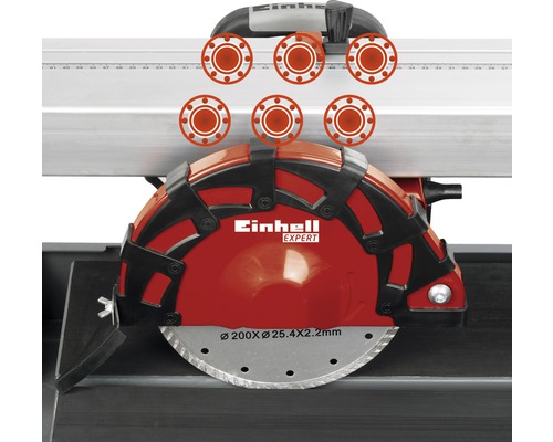Einhell Expert tegelsnijder met diamantdoorslijpschijf