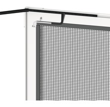 HOME PROTECT Raamhor telescopisch wit 70-100x80-120 cm