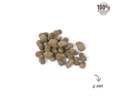 Pellets met kruiden en een grootte van 6 millimeter