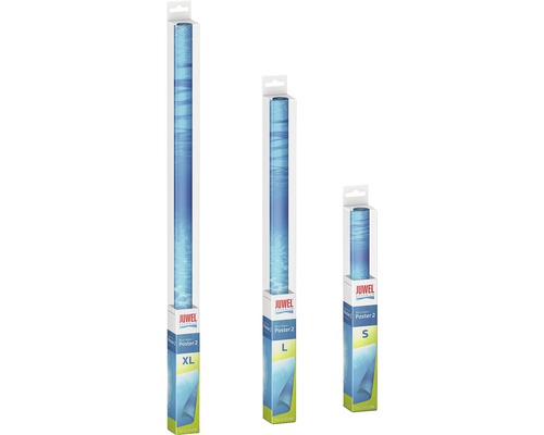 Aquarium achtergrond poster in verschillende maten verpakt