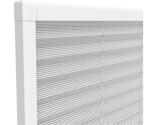 Detailopname van een plisségordijn voor een raam