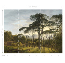ESTAHOME Fotobehang vlies 158891 Blush italiaans landschap donkergroen 372x279 cm-thumb-3