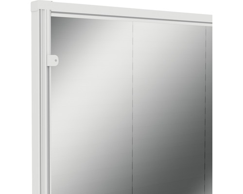 Spiegelkast met witte schuifdeuren