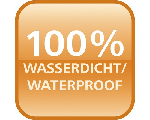 Symbool: 100 procent waterdicht