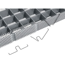 HOME PROTECT Gaas voor lichtschacht afdekking aluminium 60x120 cm