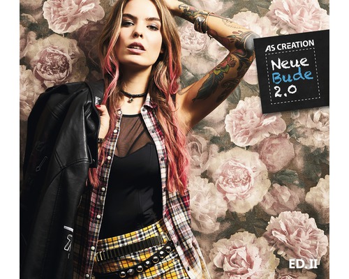 AS Creation Neue Bude 2.0 behangcollectie met bloemmotief