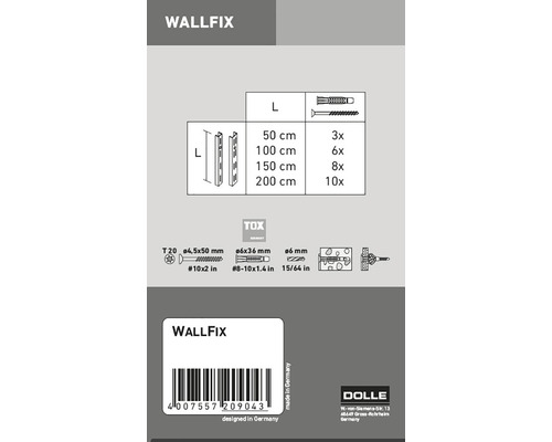 Wallfix productdetails en montage-instructies