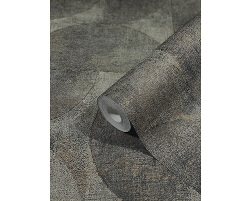 Rol vinylbehang met cirkelpatroon