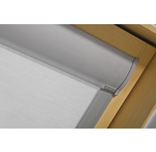 FAKRO Rolgordijn lichtdoorlatend met zijgeleiding handbediend ARP I 55/78 254 lichtgrijs