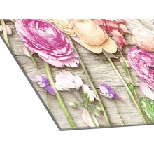 Decoratieve plaat met bloemmotief