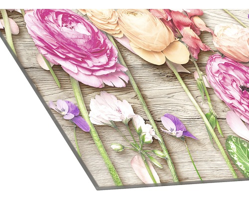 Decoratieve plaat met bloemmotief