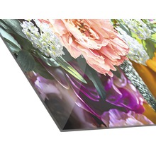 Bloemmotief op een acrylglasplaat
