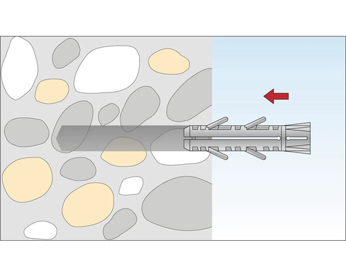 Illustratie van een plug in een muur