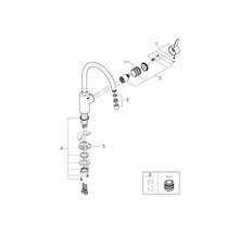 GROHE Keukenkraan Eurosmart Cosmopolitan 32843DC2 supersteel-thumb-2 GROHE Keukenkraan Eurosmart Cosmopolitan 32843DC2 supersteel-thumb-2