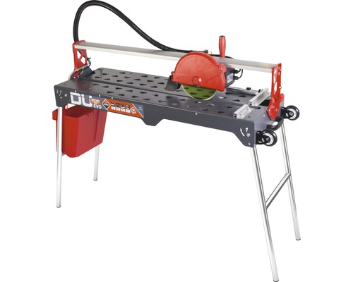Tegelsnijmachine met tafel en waterreservoir