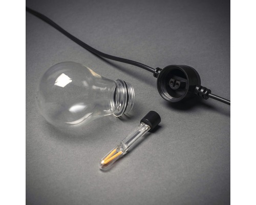 Slingers met lamp, fitting en lampje