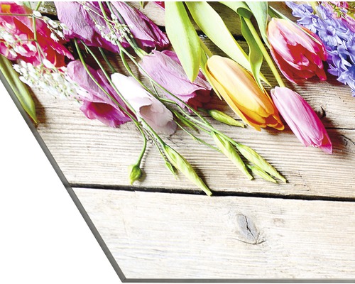 Bloemen op houten achtergrond