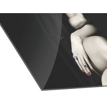 PURE LIVING Schilderij glas Half Naked Woman 50x50 cm