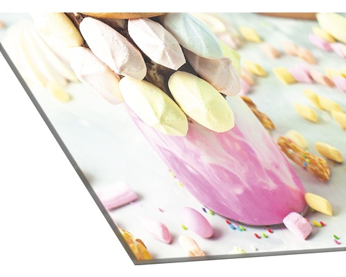 Decoratieve muurafbeelding met snoepmotief