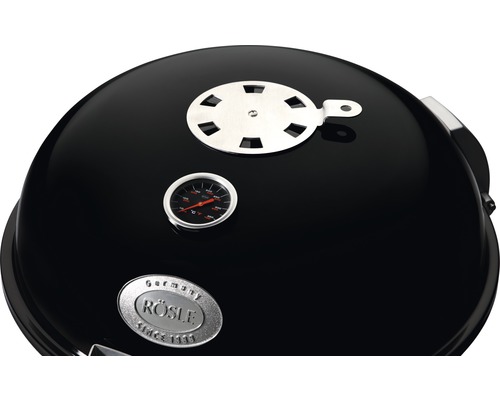 Barbecue deksel met temperatuurmeter en ventilatieschuif