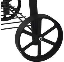 Wiel van een barbecuekar