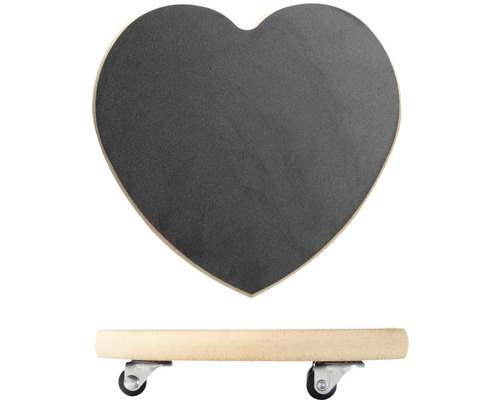 Hartvormig rolplateau met wielen