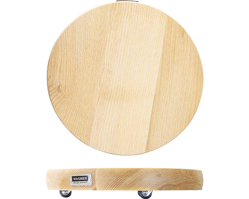 Rond rolplank van hout