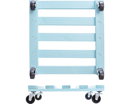 Houten rolwagen met wielen