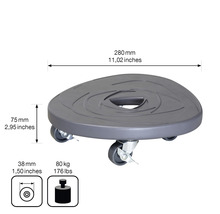 WAGNER multi roller gh0903 Ø 28 cm grijs