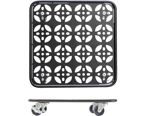 Metalen plantenroller met wielen