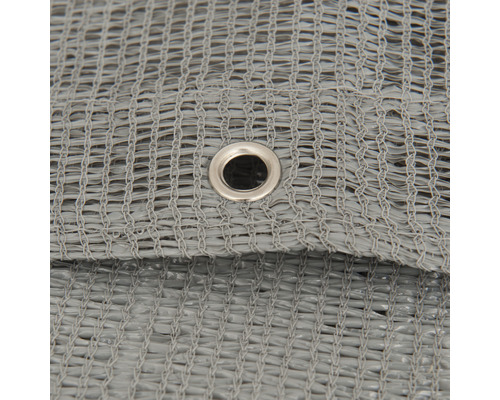 Detailopname van een grijs windscherm met oogje