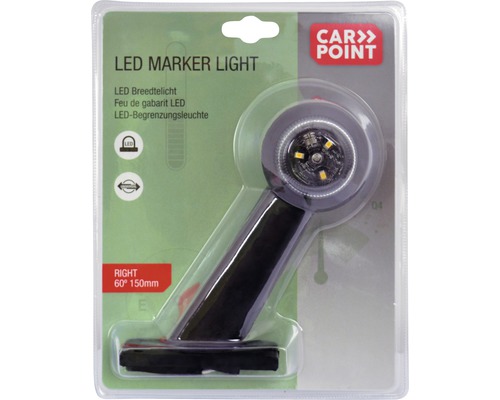Carpoint led markeringslicht, rechter uitvoering, 60 graden, 150 millimeter