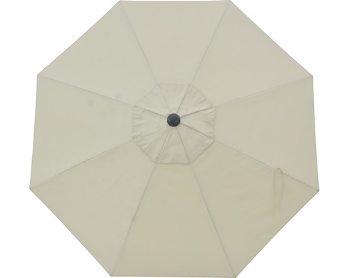 Bovenaanzicht van een tuinzonne parasol