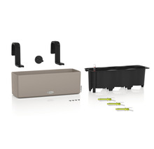 Balkonbak met irrigatiesysteem en accessoires