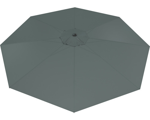 Bovenaanzicht van de parasol