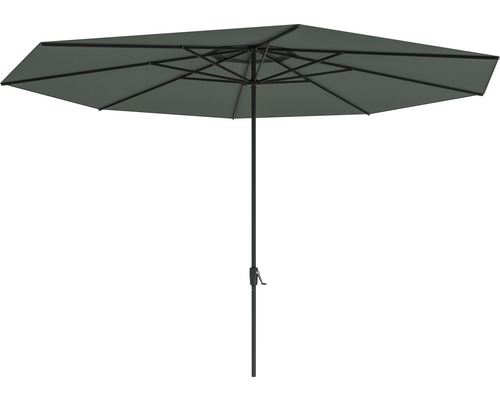 SOLUNA Parasol Nancy polyesther grijs Ø 400 cm