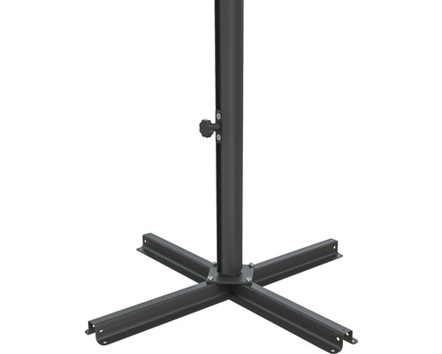 Parasolvoet met kruisvoet